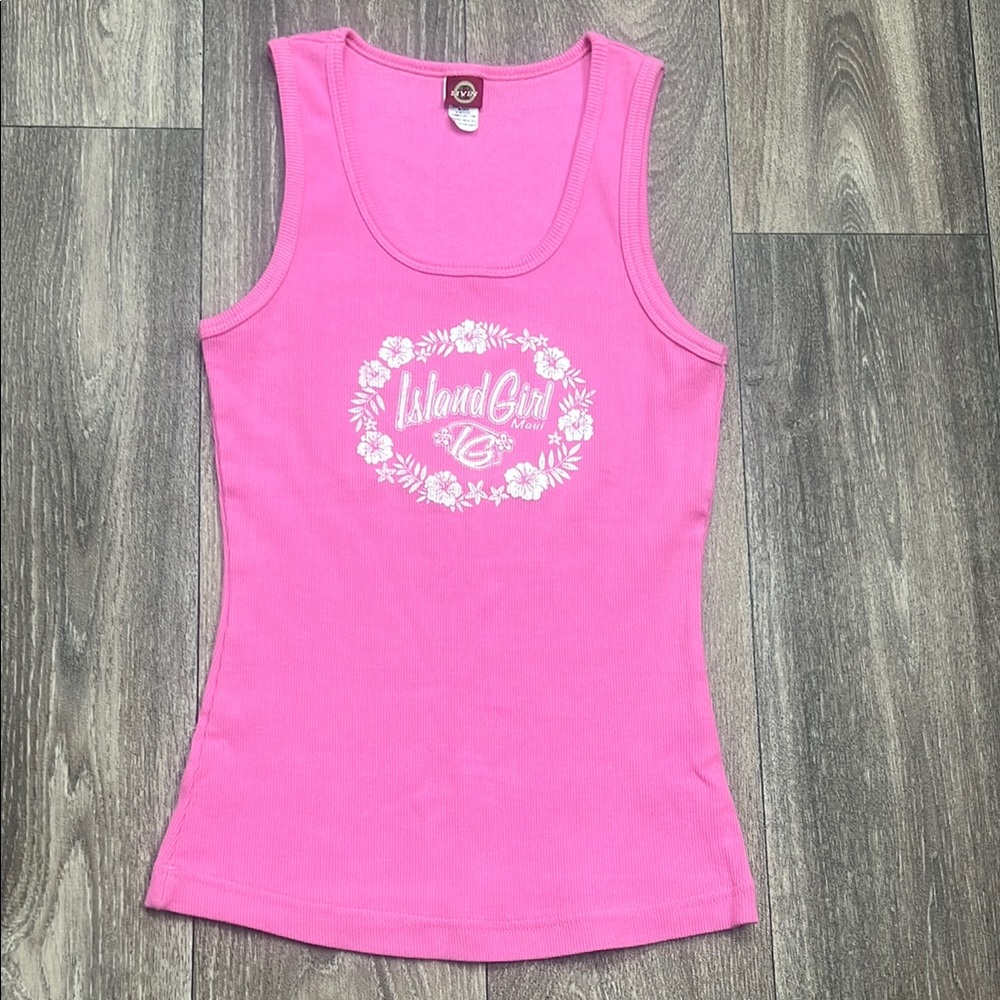 Island Girl Maui Pink Tank Top
